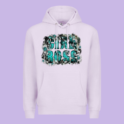 Girl Boss Premium Hoodie Designed By Sublimationcraftshop