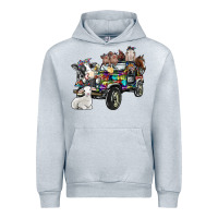 Heather Grey farm life Urban Hoodie - SublimationCraftShop