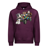 Mauve Wine farm life Urban Hoodie - SublimationCraftShop