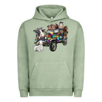 Pigment Oil Green farm life Urban Hoodie - SublimationCraftShop