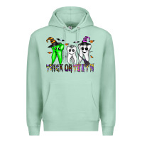 Seafoam trick or teeth Premium Hoodie - CowhideDigitalArt