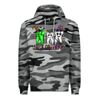 Slate Camo trick or teeth Premium Hoodie - CowhideDigitalArt