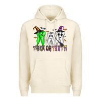 Tofu trick or teeth Premium Hoodie - CowhideDigitalArt