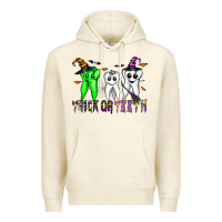 Sandshell trick or teeth Premium Hoodie - CowhideDigitalArt