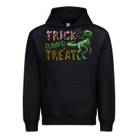 Black Trick RAWR Treat Urban Hoodie - CowhideDigitalArt