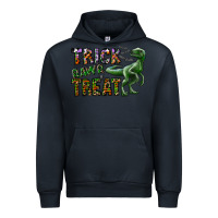 Navy Trick RAWR Treat Urban Hoodie - CowhideDigitalArt