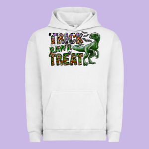 Trick Rawr Treat Urban Hoodie Designed By Cowhidedigitalart
