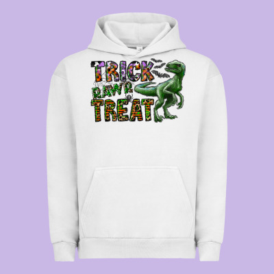 Trick Rawr Treat Urban Hoodie Designed By Cowhidedigitalart