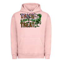Pigment Salmon Trick RAWR Treat Urban Hoodie - CowhideDigitalArt