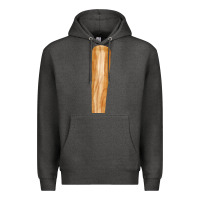 Charcoal Heather wooden baseball Premium Hoodie - FaDigitalArtStudio