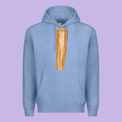 Wooden Baseball Premium Hoodie Designed By Fadigitalartstudio