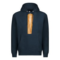 Navy wooden baseball Premium Hoodie - FaDigitalArtStudio