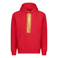 Red wooden baseball Premium Hoodie - FaDigitalArtStudio