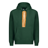 Sports Green wooden baseball Premium Hoodie - FaDigitalArtStudio