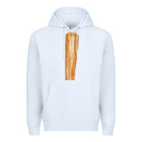 White wooden baseball Premium Hoodie - FaDigitalArtStudio