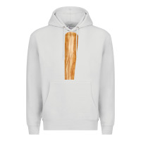 Dove Grey wooden baseball Premium Hoodie - FaDigitalArtStudio