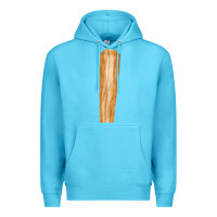 Ocean Blue wooden baseball Premium Hoodie - FaDigitalArtStudio