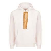 Pale Pink wooden baseball Premium Hoodie - FaDigitalArtStudio