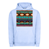 Pigment Grape Ice aztec turquoise gemstone seamless pattern Urban Hoodie - HRA Design Shop