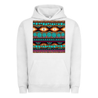 Pigment Lunar Rock aztec turquoise gemstone seamless pattern Urban Hoodie - HRA Design Shop