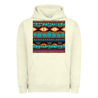 Pigment Pistachio aztec turquoise gemstone seamless pattern Urban Hoodie - HRA Design Shop