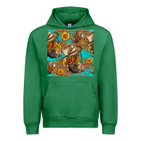 Emerald western boots and hat seamless pattern Urban Hoodie - HRA Design Shop