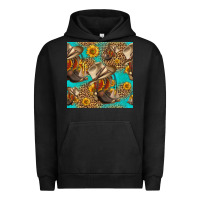 Pigment Black western boots and hat seamless pattern Urban Hoodie - HRA Design Shop