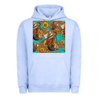 Pigment Grape Ice western boots and hat seamless pattern Urban Hoodie - HRA Design Shop