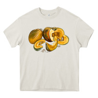 Cream Pumpkin Heavy Core Tee - LillyAllenDesigns