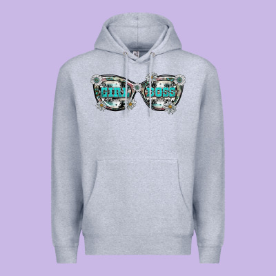 Girl Boss Premium Hoodie Designed By Sublimationcraftshop