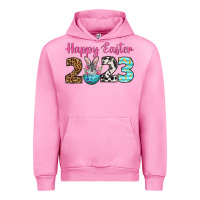 Fuchsia Pink Happy Easter 2023 Easter Day Urban Hoodie - Neo Western