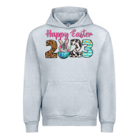 Heather Grey Happy Easter 2023 Easter Day Urban Hoodie - Neo Western