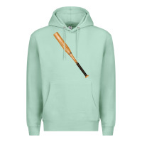 Seafoam wooden softball bat Premium Hoodie - FaDigitalArtStudio