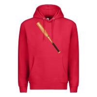 Cardinal wooden softball bat Premium Hoodie - FaDigitalArtStudio