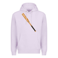 Lilac wooden softball bat Premium Hoodie - FaDigitalArtStudio