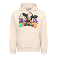 Sandshell Happy Easter Cow Easter Day Urban Hoodie - Neo Western