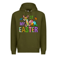 Army Green My first Easter Premium Hoodie - Neo Western