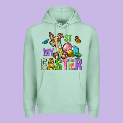 My First Easter Premium Hoodie Designed By Neo Western