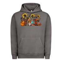 Pigment Tornado Welcome Fall Pumpkin Urban Hoodie - CowhideDigitalArt