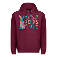 Burgundy Oh for peeps shake Premium Hoodie - Neo Western