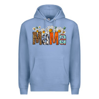 Colony Blue western daisies mama Premium Hoodie - HRA Design Shop