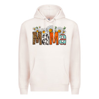 Pale Pink western daisies mama Premium Hoodie - HRA Design Shop