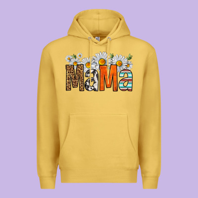Western Daisies Mama Premium Hoodie Designed By Hra Design Shop