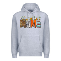 Heather Grey western daisies mama Premium Hoodie - HRA Design Shop