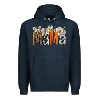 Navy western daisies mama Premium Hoodie - HRA Design Shop