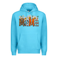 Ocean Blue western daisies mama Premium Hoodie - HRA Design Shop