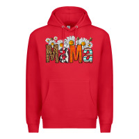 Red western daisies mama Premium Hoodie - HRA Design Shop