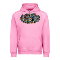Fuchsia Pink hope Urban Hoodie - SublimationCraftShop