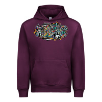Mauve Wine hope Urban Hoodie - SublimationCraftShop