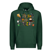 Sports Green trick or treat Premium Hoodie - CowhideDigitalArt
